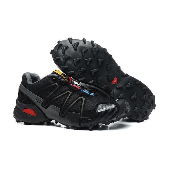 2021 speedcross 3 speed shoes men walking ourdoor cross shoes athletic hiking size us5-11 5 d196267y, Black;brown